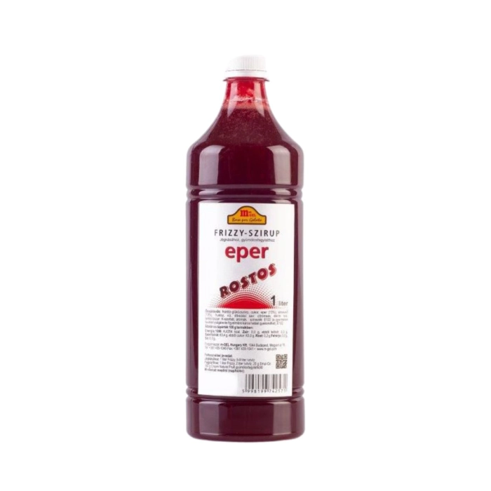Frizzy jégkása szirup rostos eper 1l
