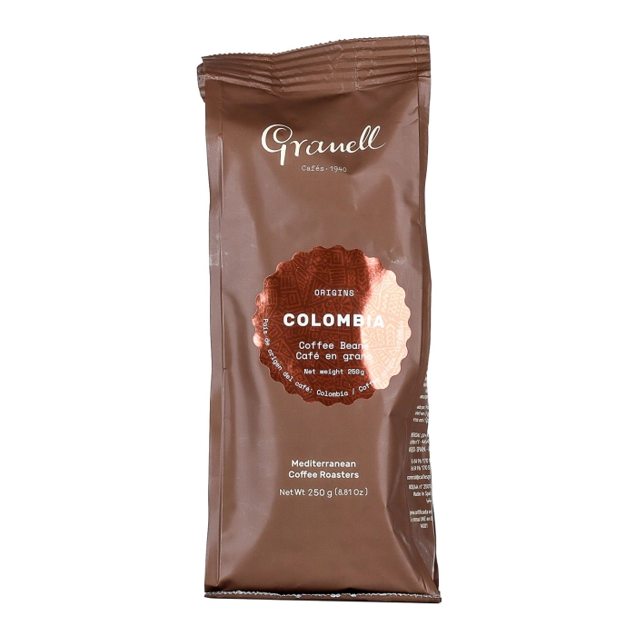 Granell Cafes Colombia természetes pörkölésű szemes kávé 250g