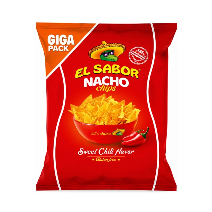 El sabor chilis tortilla chips 425g
