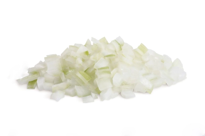 Vöröshagyma kocka tisztított 2x2cm 2kg