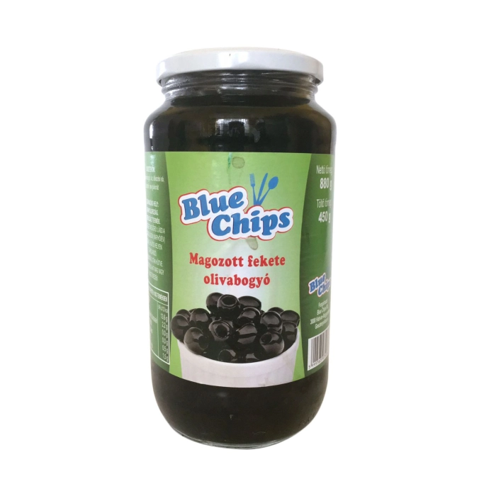Magozott fekete olivabogyó 935ml/450g