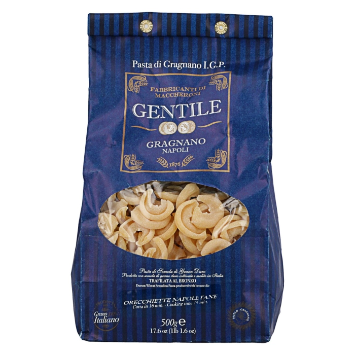 Gentile Orecchiette Napoletane durumlisztes száraztészta 500g