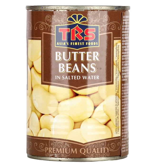 TRS fehér vajbab konzerv 400g
