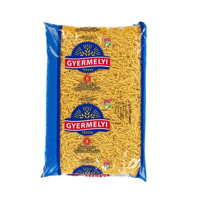 Gyermelyi 8 tojásos gyufametélt tészta 5kg