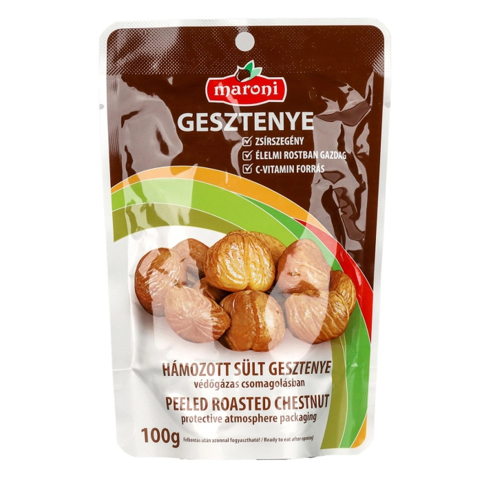 Maroni hámozott egész sült gesztenye védőgázas csomagolásban 100g