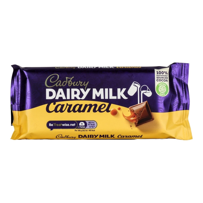 Cadbury Dairy Milk Caramel karamellás tejcsoki 120g