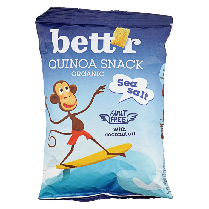 Bett'r Organic quinoa snack tengeri sóval 50g