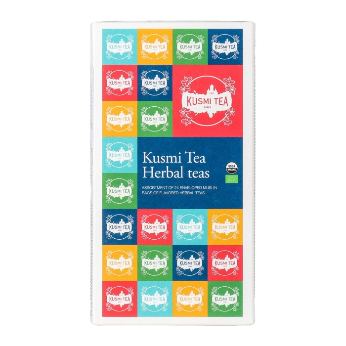 Kusmi bio herbal muslin tea 24 filter 48g