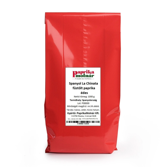 Füstölt édes őrölt fűszerpaprika (I.oszt.) spanyol 1kg
