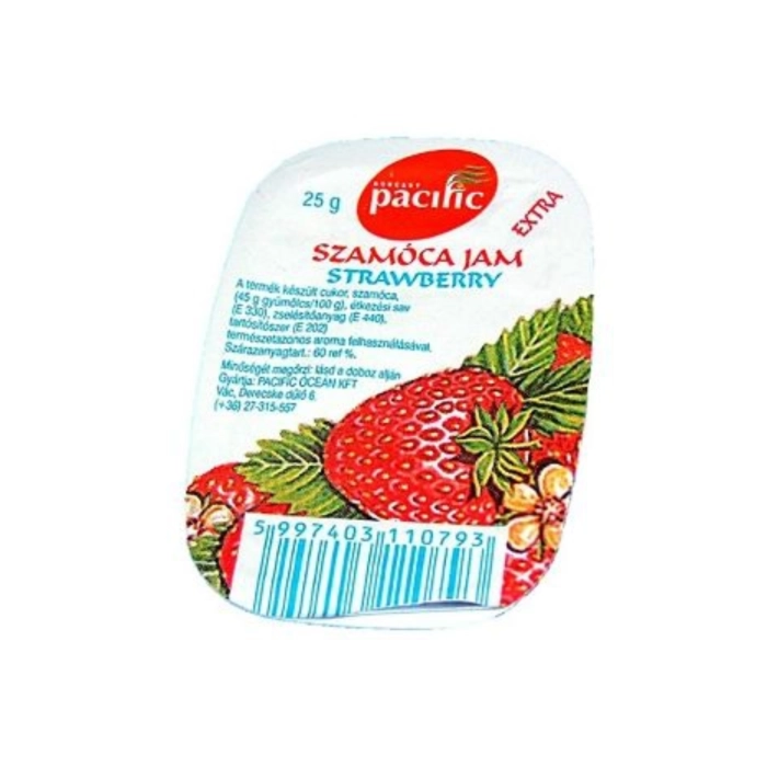 Pacific szamóca extra dzsem 45% 50x25g