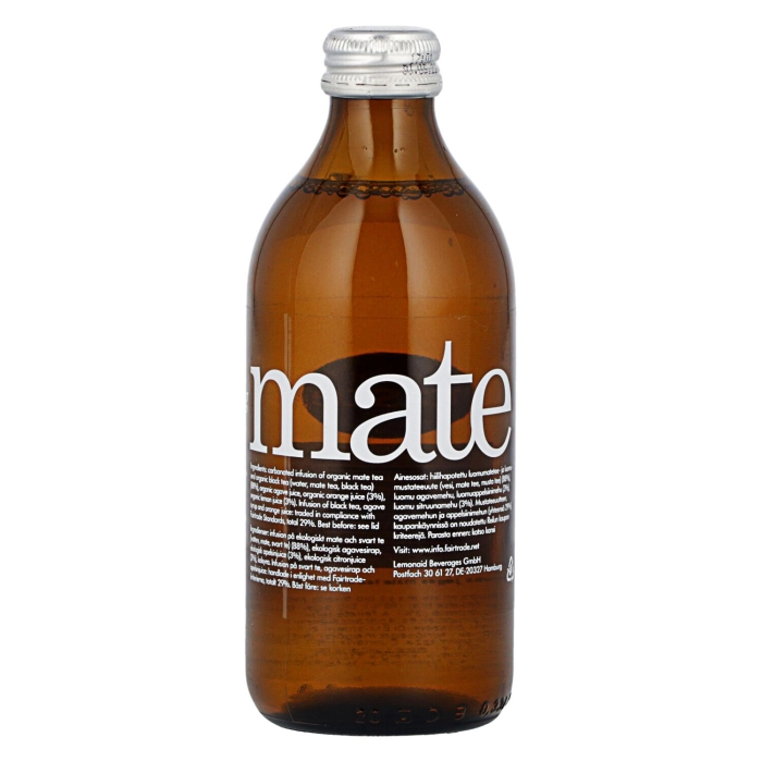 ChariTea Mate szénsavas jeges mate tea citrom- és narancslével 0,33l