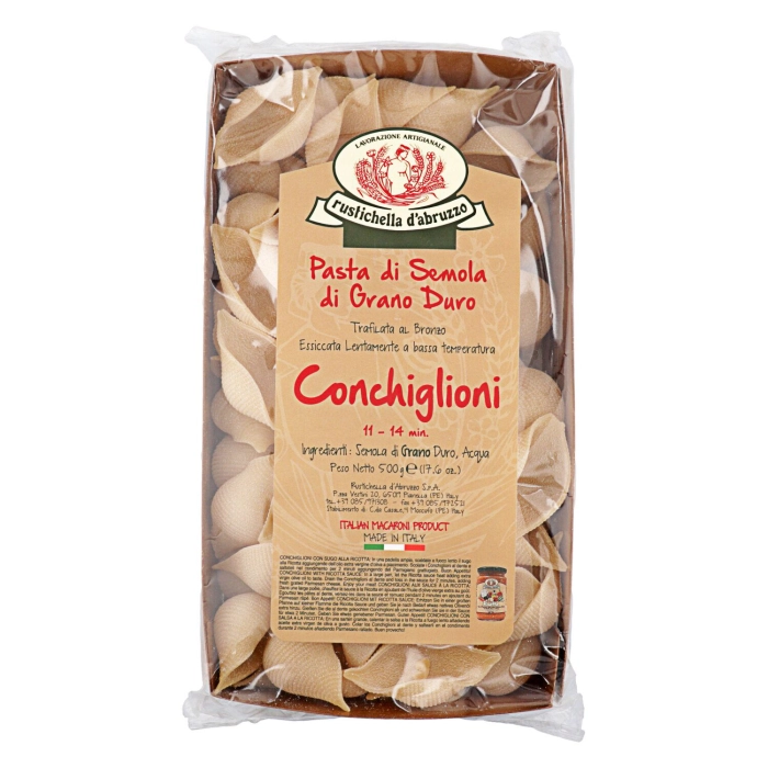 Rustichella Conchiglioni durum száraztészta 500g