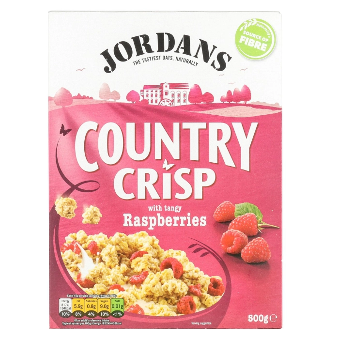 Jordans Country Crisp málnás müzli 500g