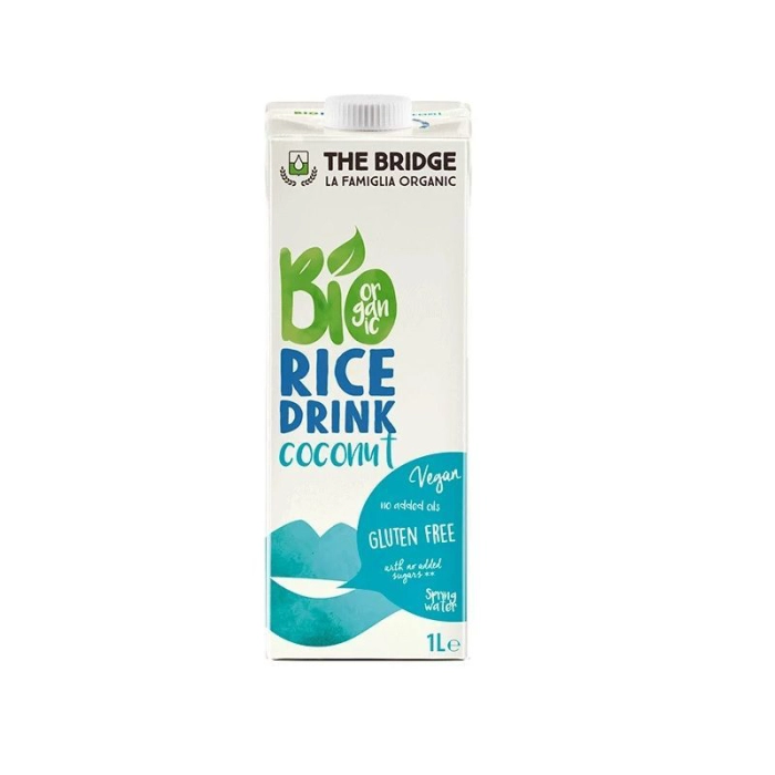 The Bridge bio kókuszos rizsital, gluténmentes 1l