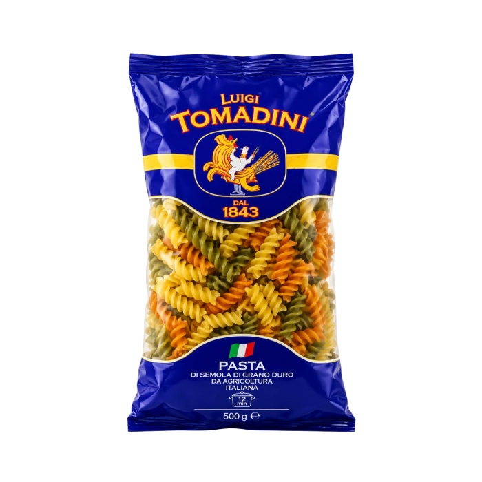 Tomadini tricolor fusilli tészta 500g