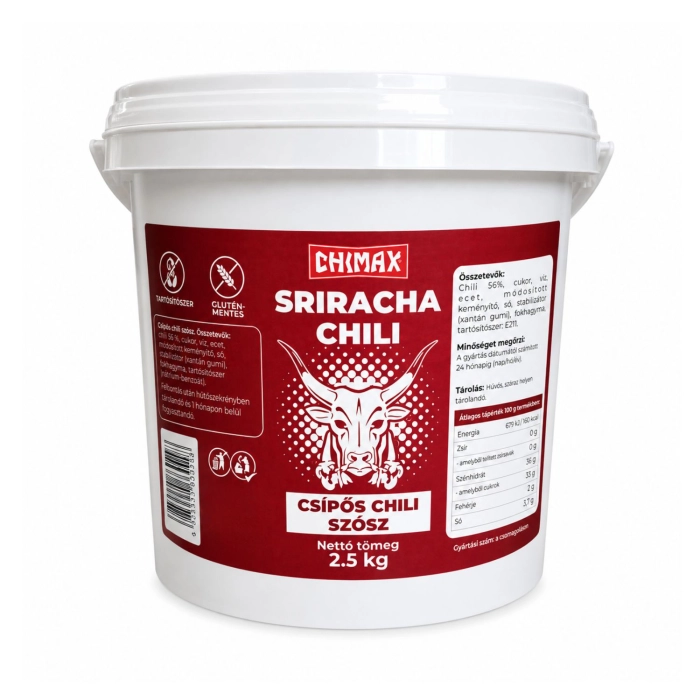 Chimax Sriracha marhaerős chili szósz 2,5kg