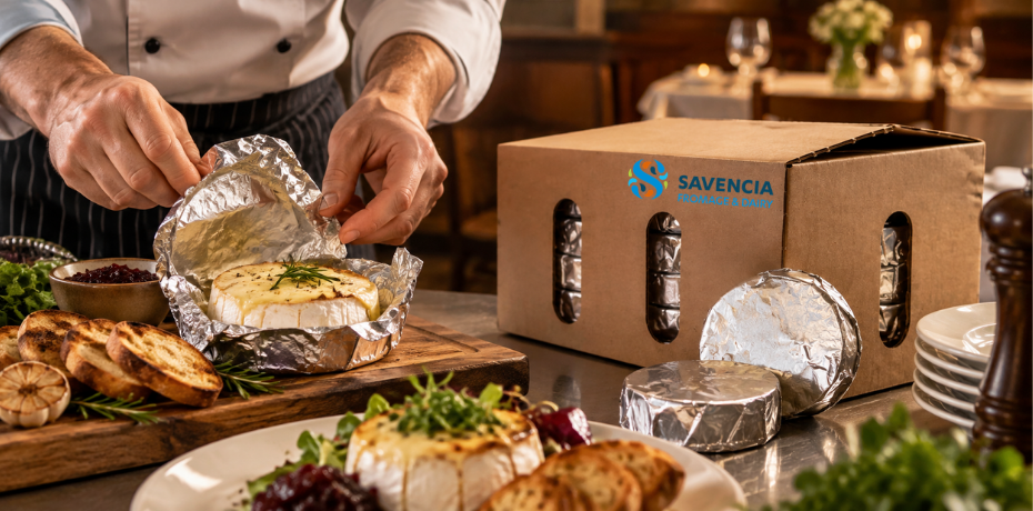 A Savencia camembert krémes, olvadós textúrája melegen tálalva mutatja meg igazán önmagát. Egy prémium alapanyag, ami önmagában is a figyelem középpontjába kerül.